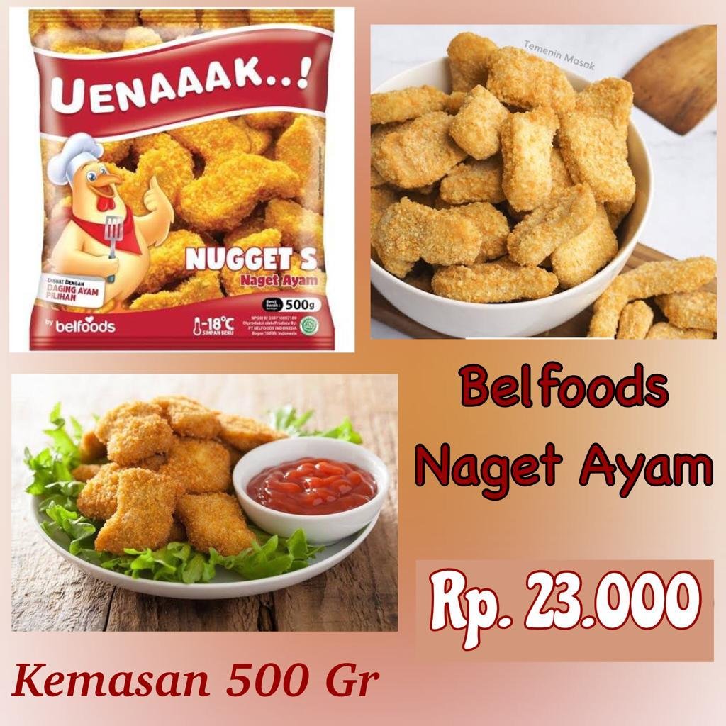 Naget Belfoods S 500 Gr