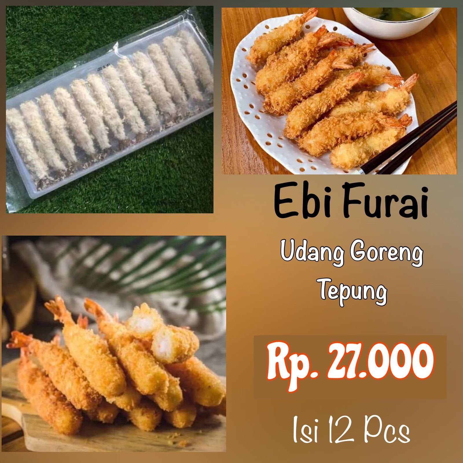 Ebi Furai Isi 10 Pcs