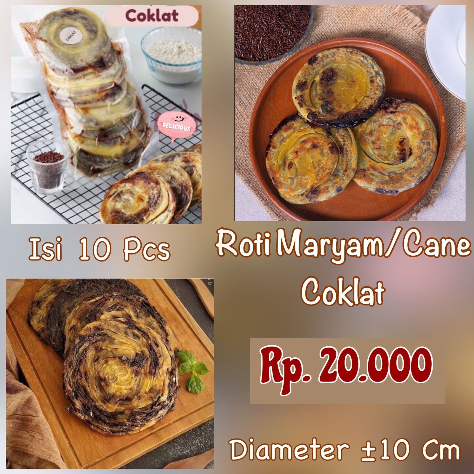 Roti Cane Coklat