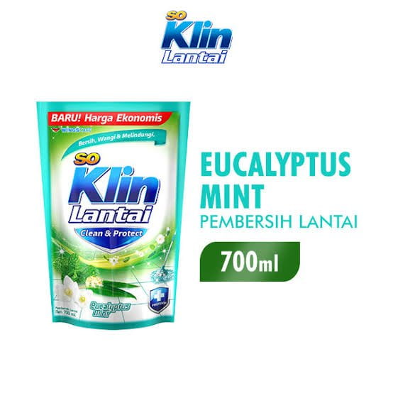 Soklin Lantai Eucaliptus Mint