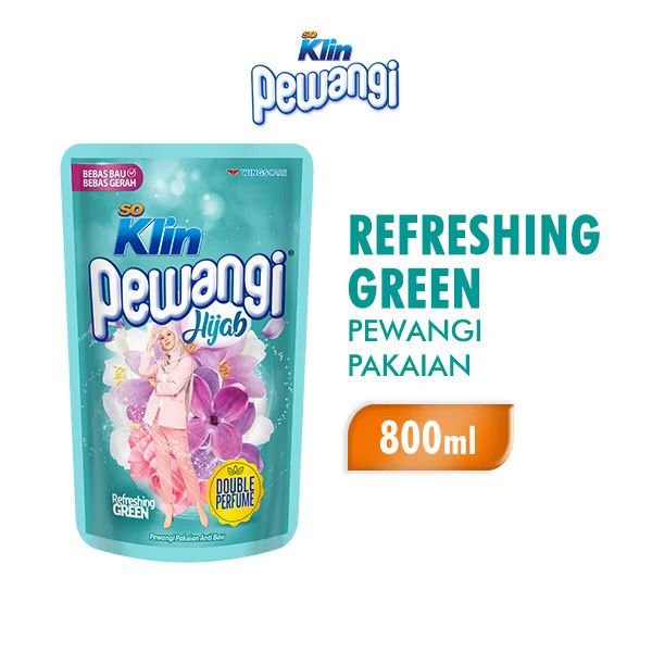 Soklin Pewangi Hijau 800 ML